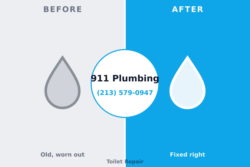 Before and after: plumbing company Emmaus, PA